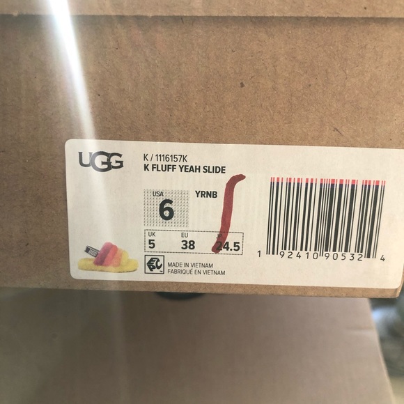 Ugg Big Fluff Yeah Slide 3 rainbow - Picture 6 of 6